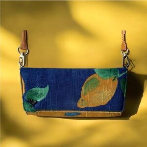Stylish Blue and Yellow Crossbody Bag
